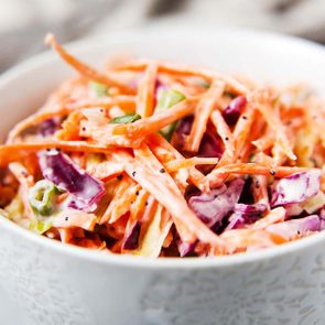 bowl of coleslaw