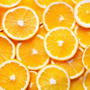 background of orange slices