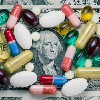 Various pills on us dollar