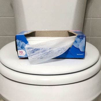 Using Dryer Sheets To Clean Toilets Is Our New Favorite Cleaning Trick 1200x800